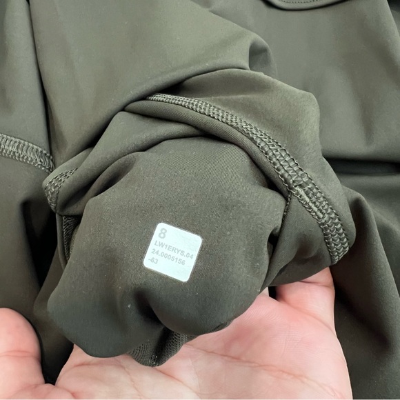 NWT Lululemon Nulux Long Sleeve Tennis Dress Dark Green Size 8 - Picture 11 of 13